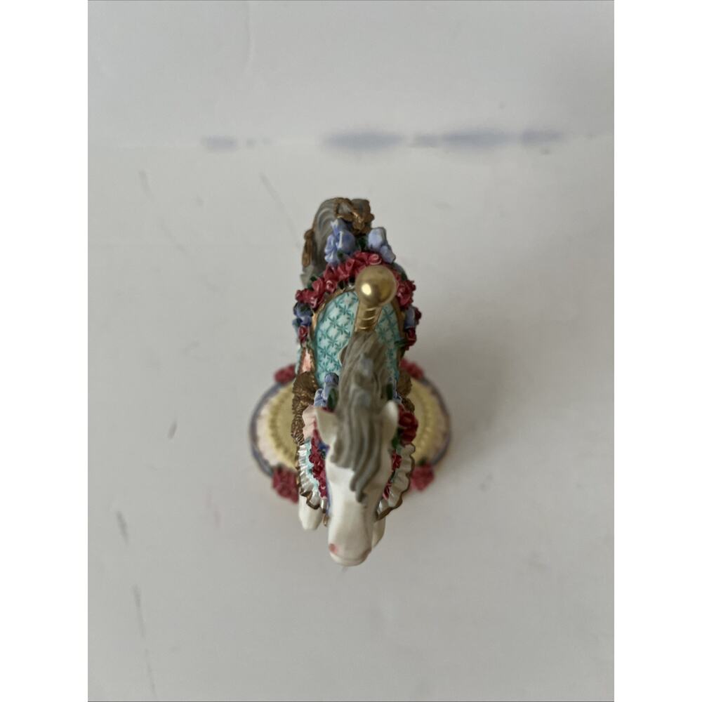 Vintage Heritage House Melodies County Fair Collection Carousel Music Box #2160 - Picture 9 of 9